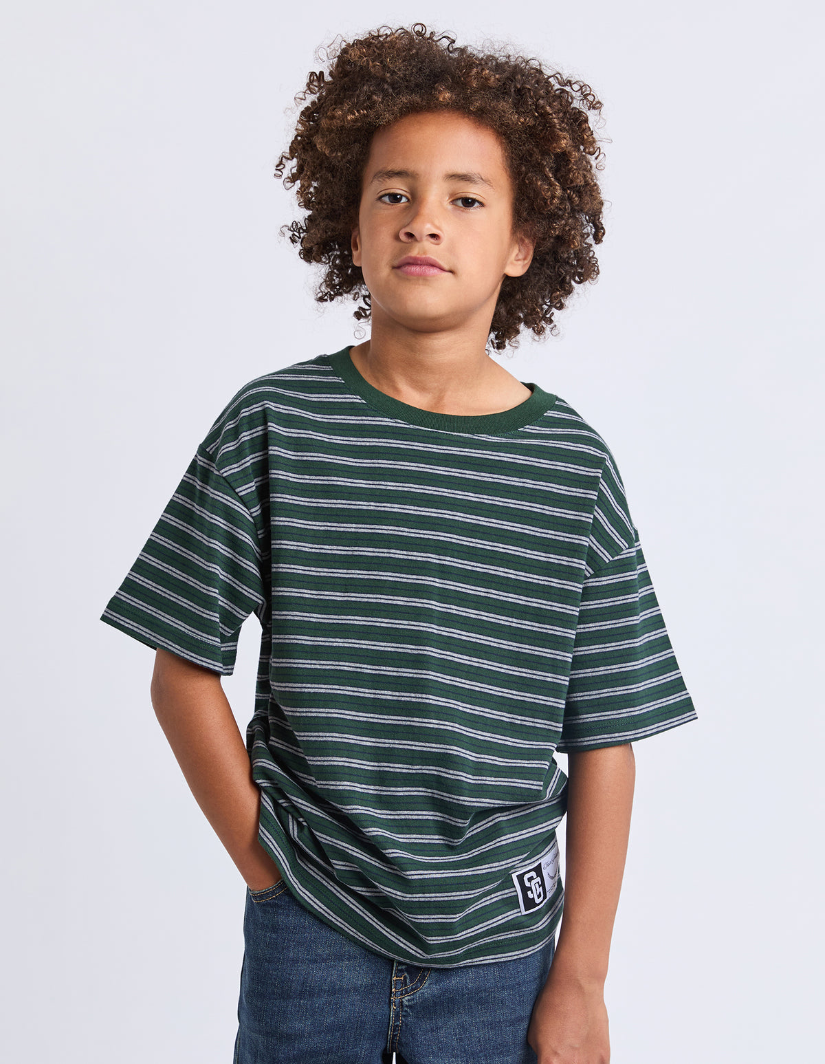 Teen Half Pipe Tee Green