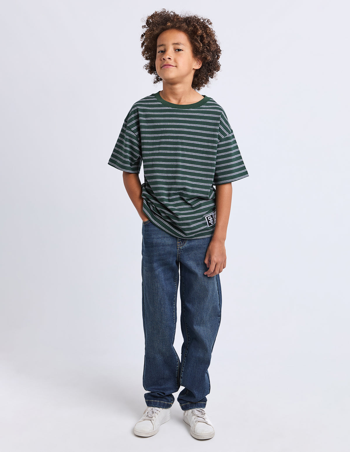 Teen Half Pipe Tee Green