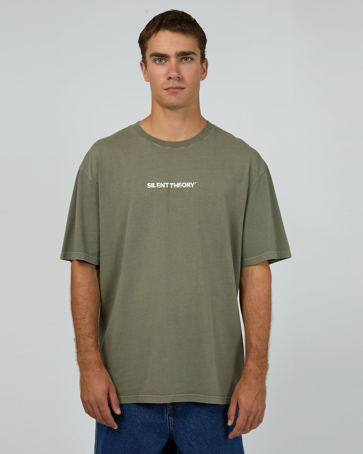 Stayin Ahead Tee Olive