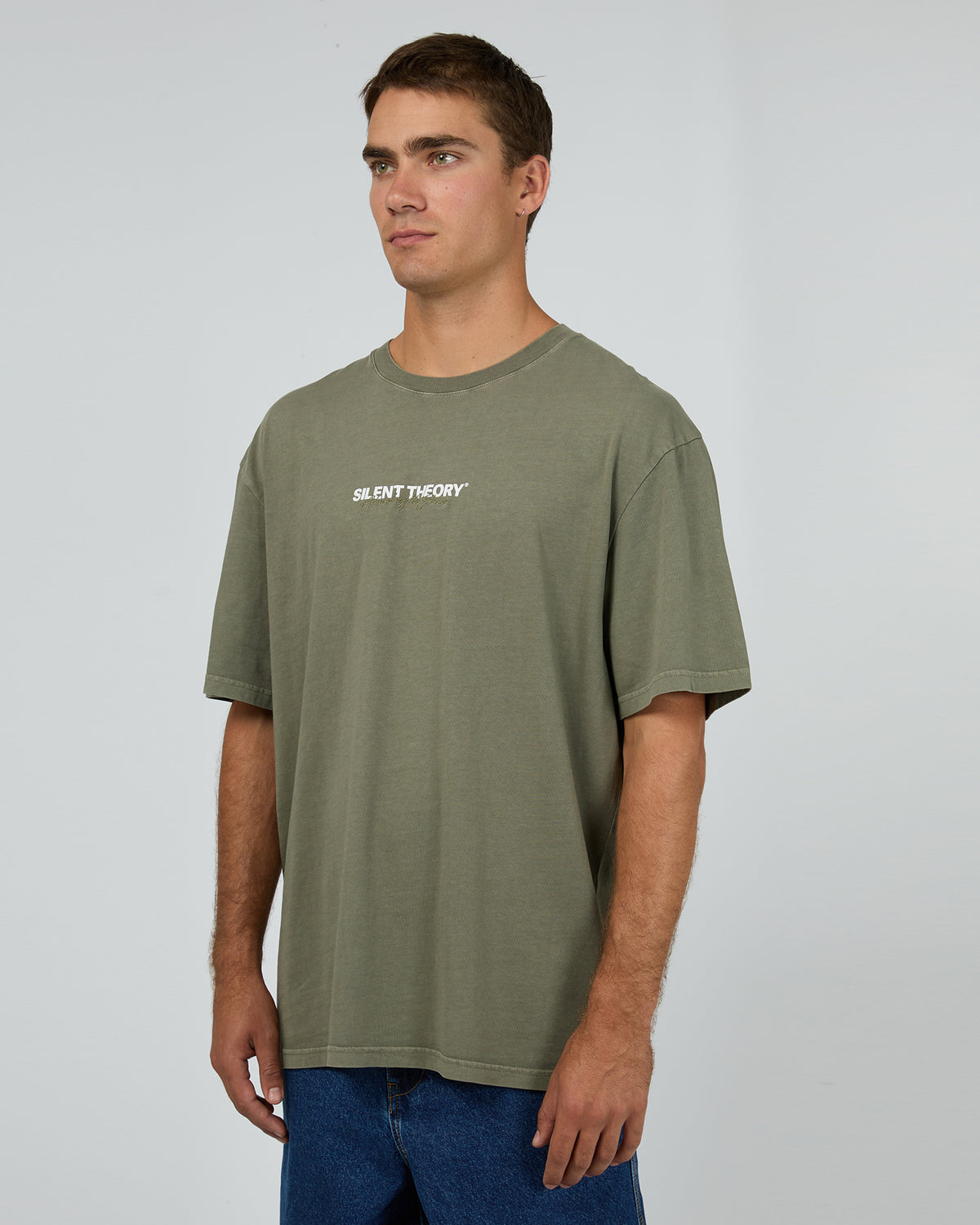 Stayin Ahead Tee Olive