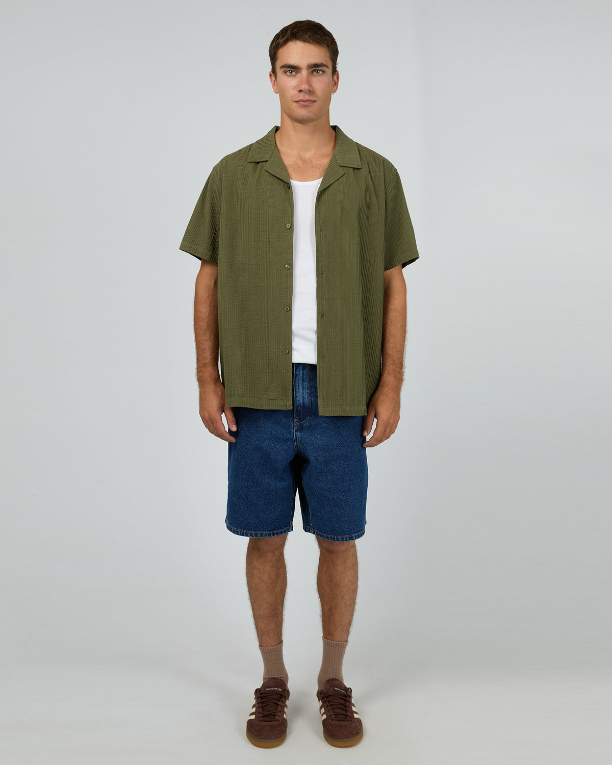 Conquor Ss Shirt Olive