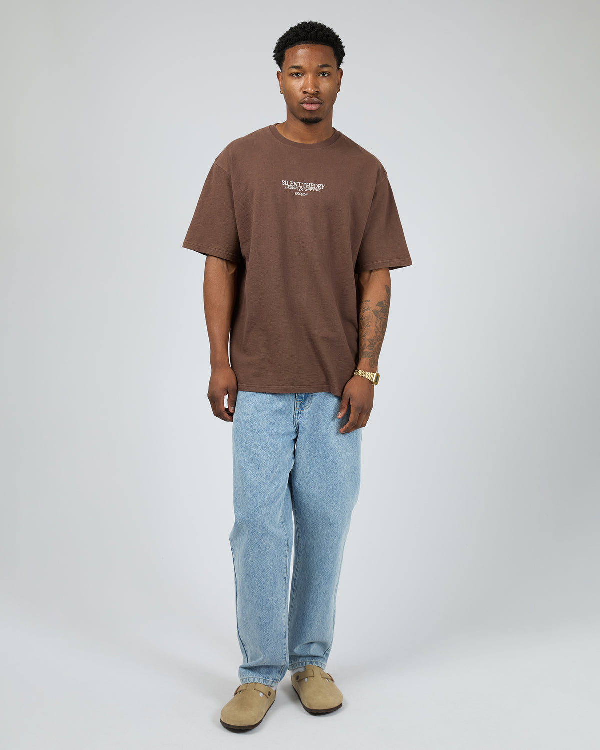 No Brainer Tee Chocolate