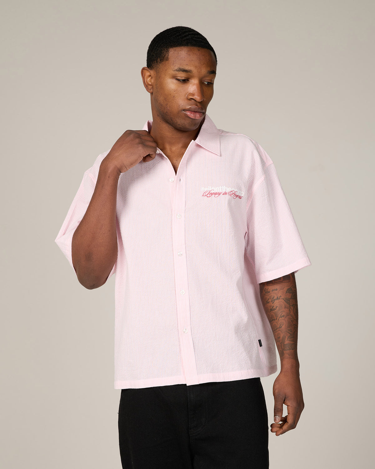 Legacy Short Sleeve Shirt Pink