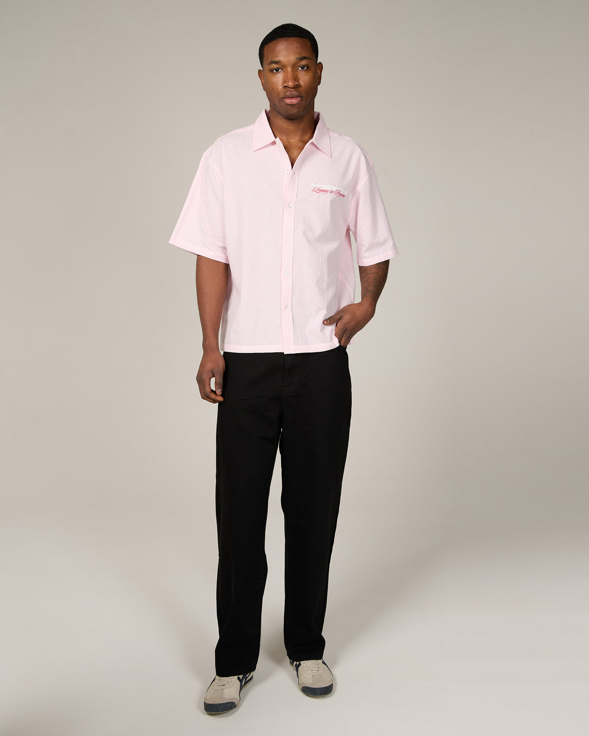 Legacy Short Sleeve Shirt Pink