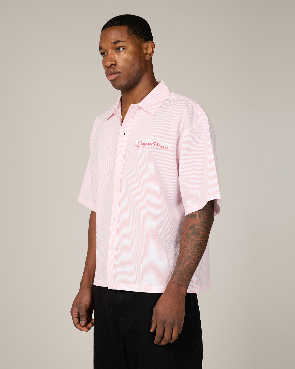 Legacy Short Sleeve Shirt Pink