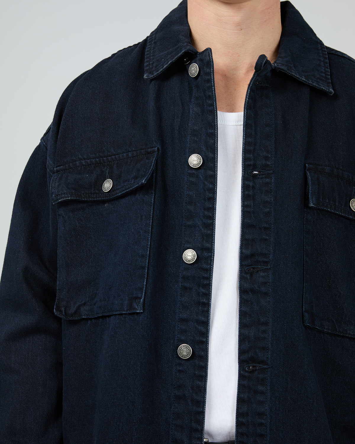 Denim Overshirt Navy