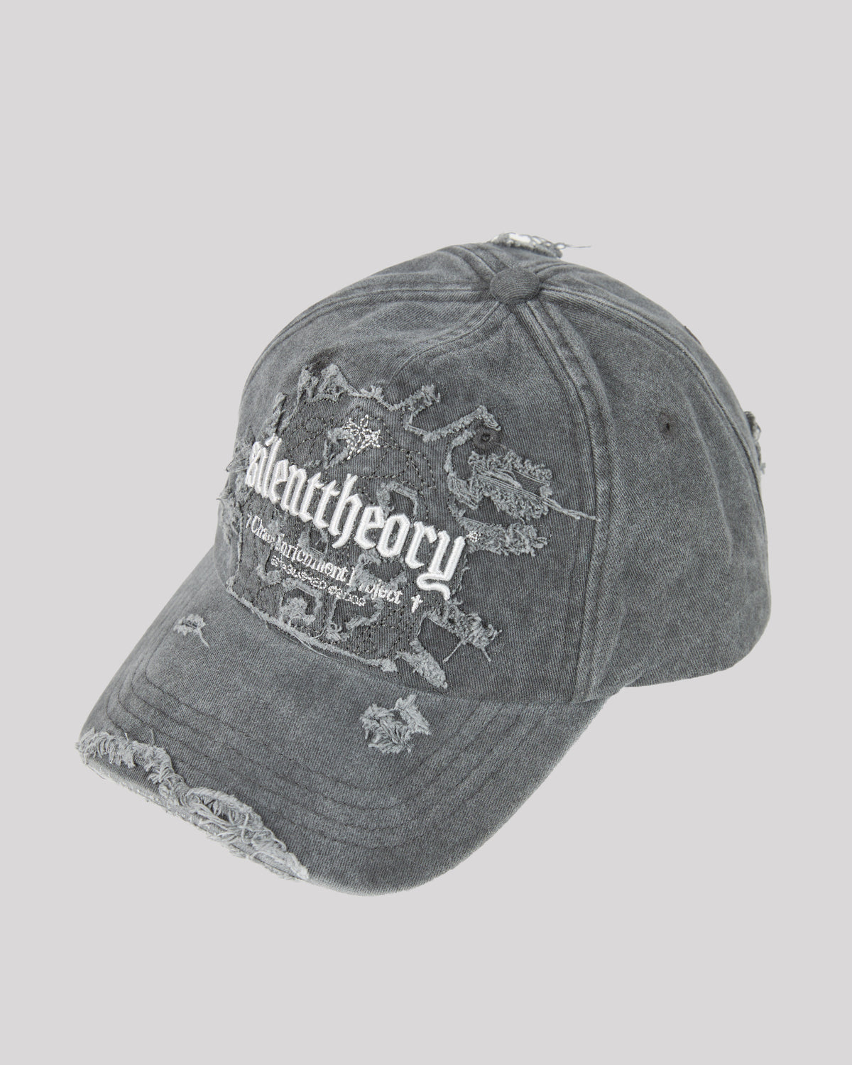 Distressed Cap Charcoal
