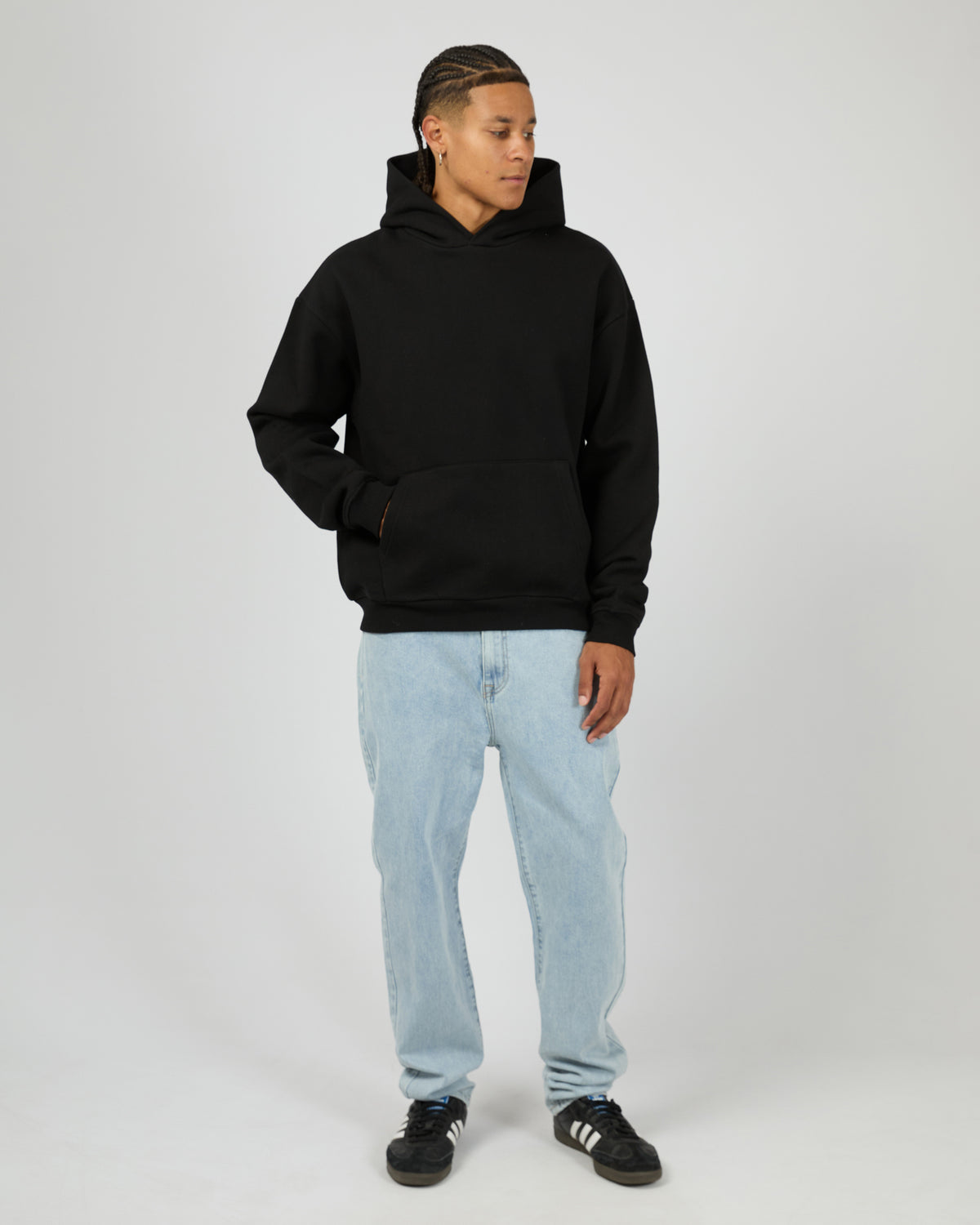 Box Hoodie Black
