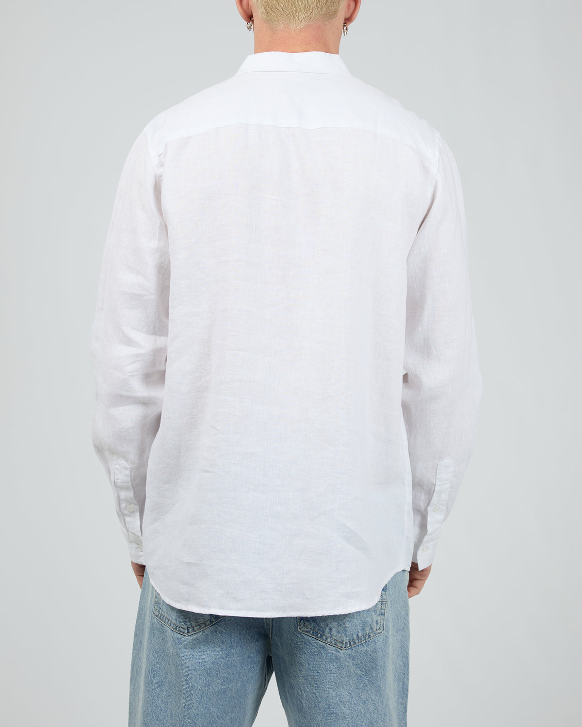 Linen Long Sleeve Shirt II White