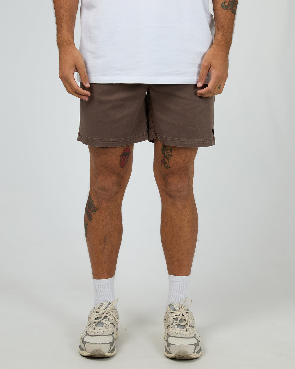 17 Inch Twill Jogger Brown