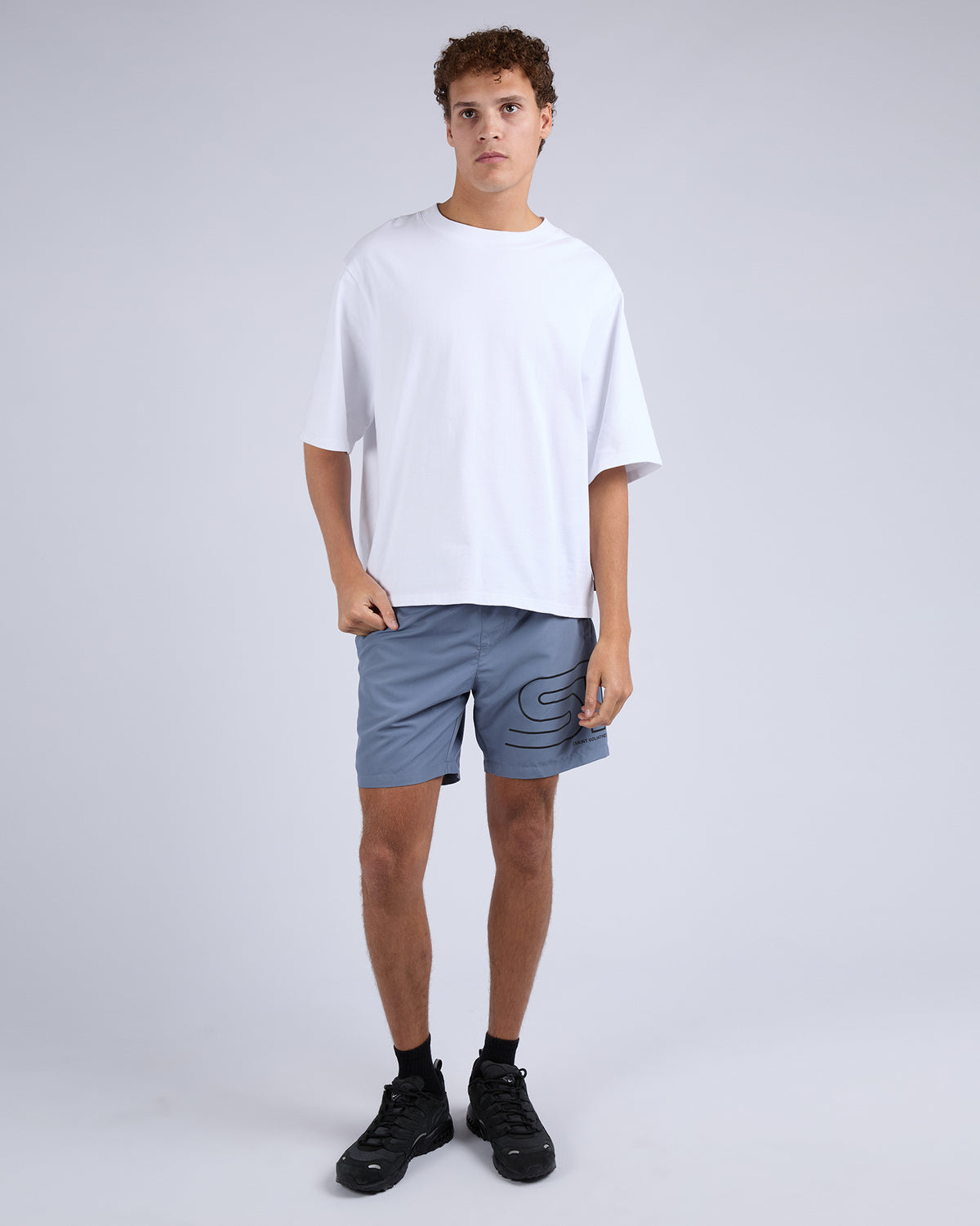 Link Volley Short Steel Blue