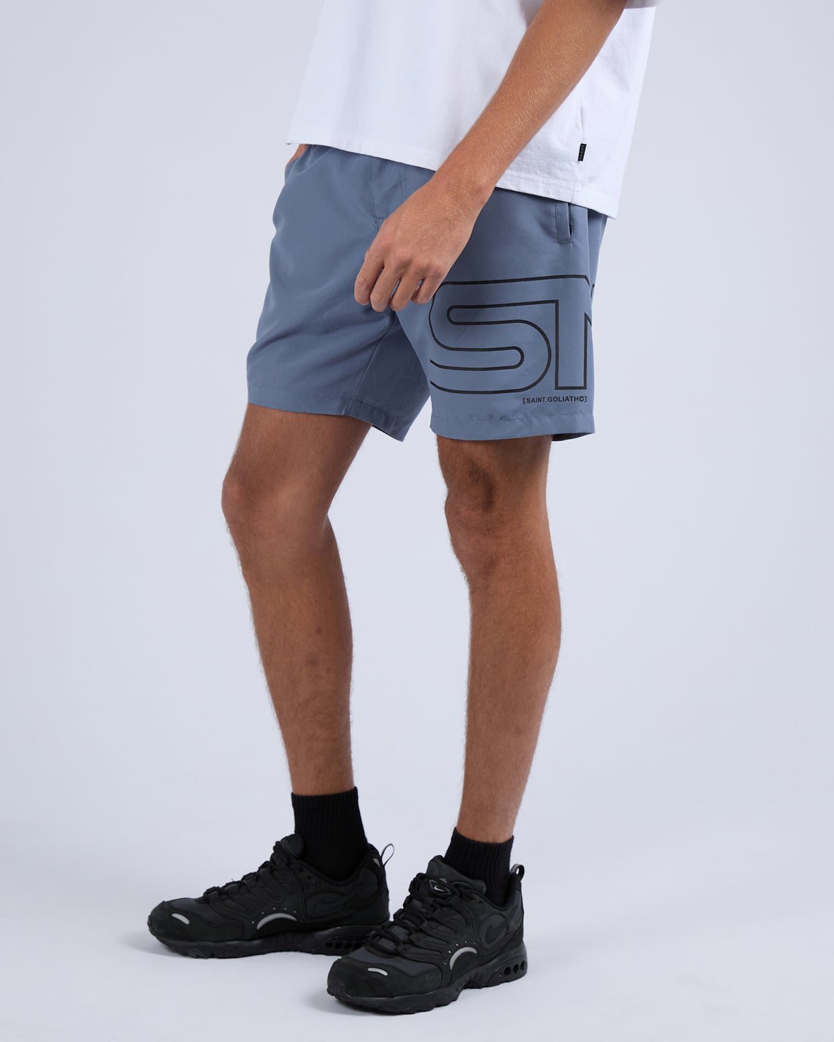 Link Volley Short Steel Blue