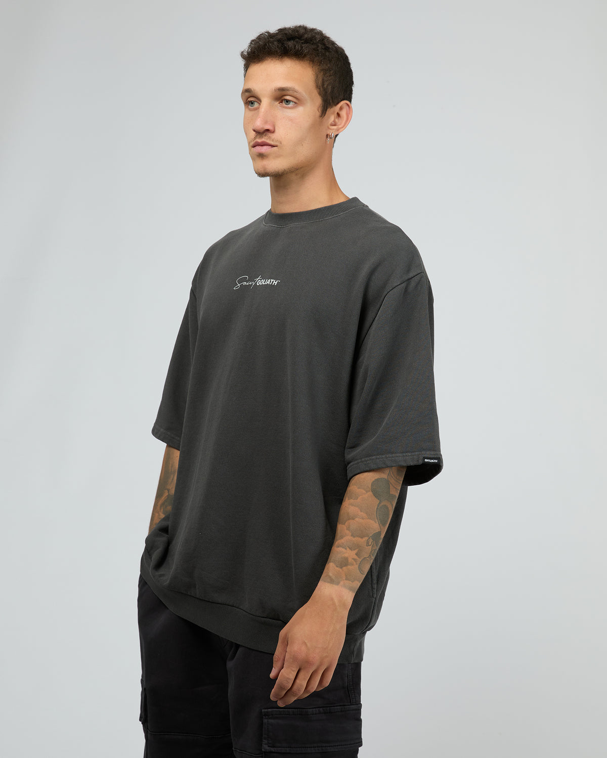 Programme Fleece Tee Steel Blue