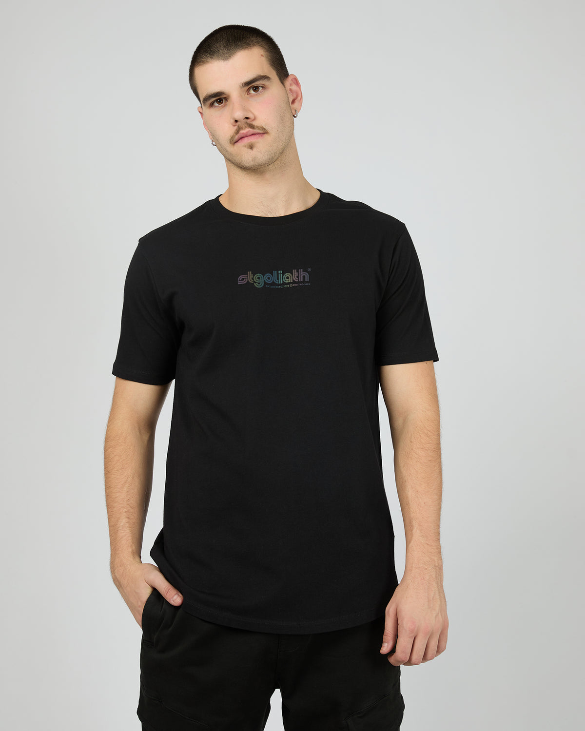 Rolla Irredescent Tee Black