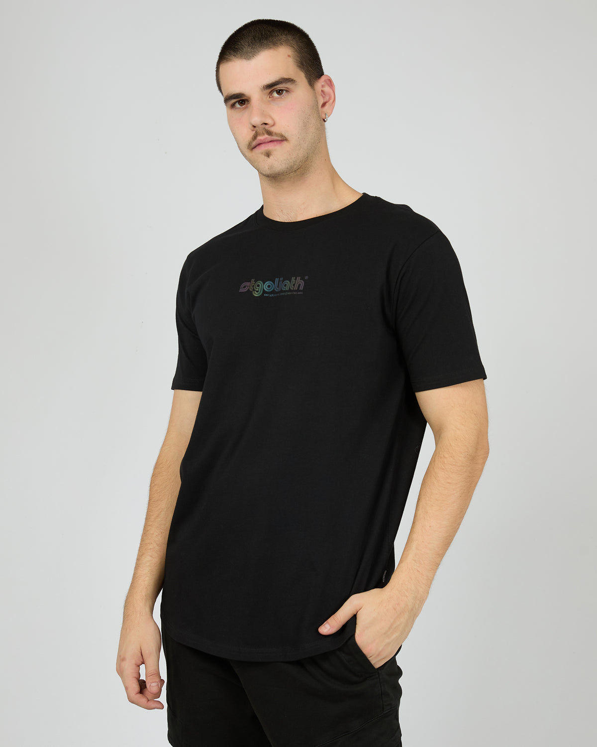 Rolla Irredescent Tee Black