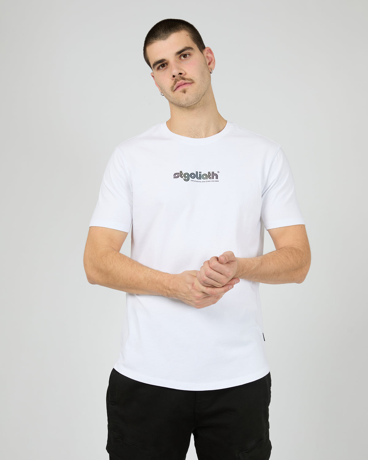 Rolla Irredescent Tee White