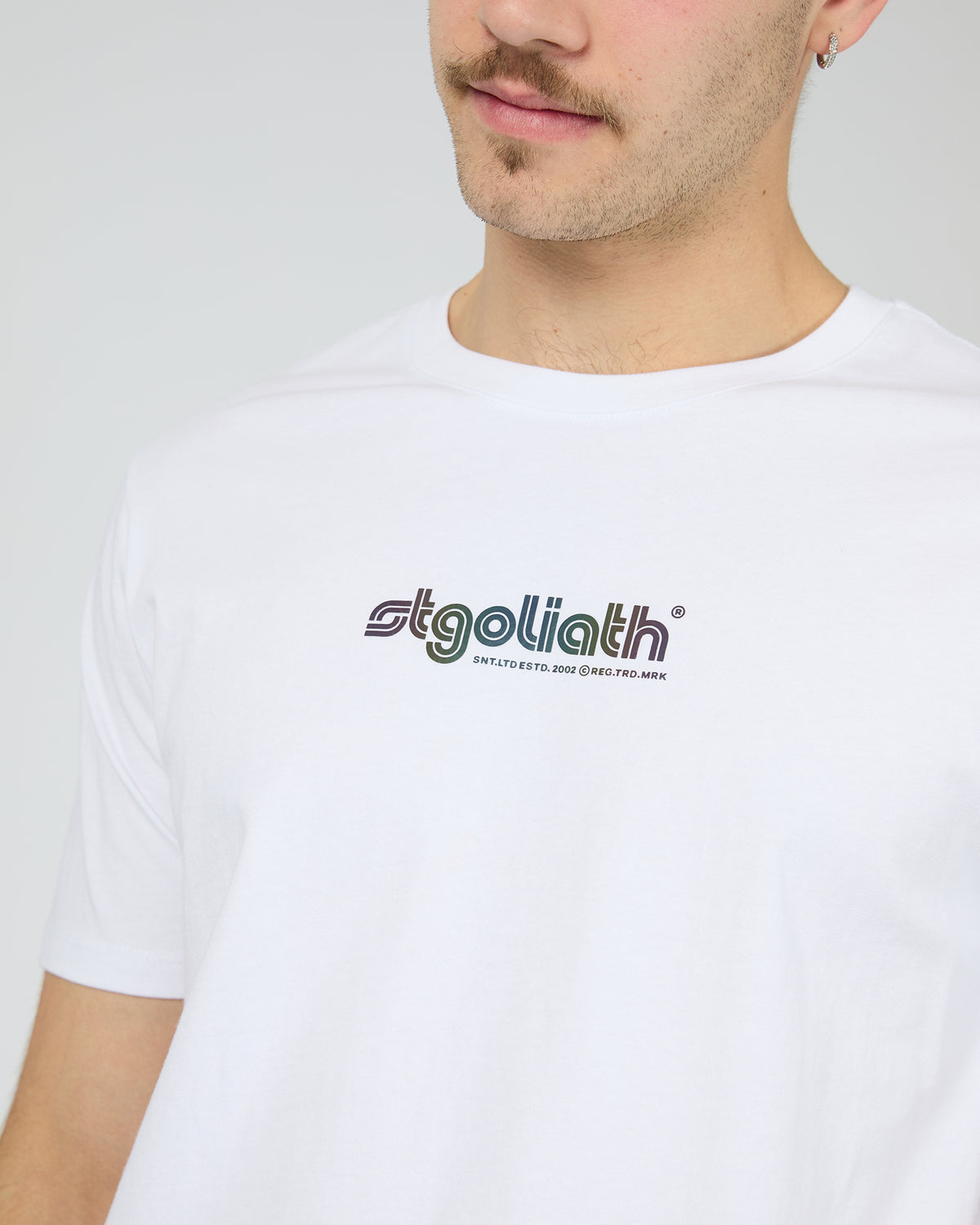 Rolla Irredescent Tee White