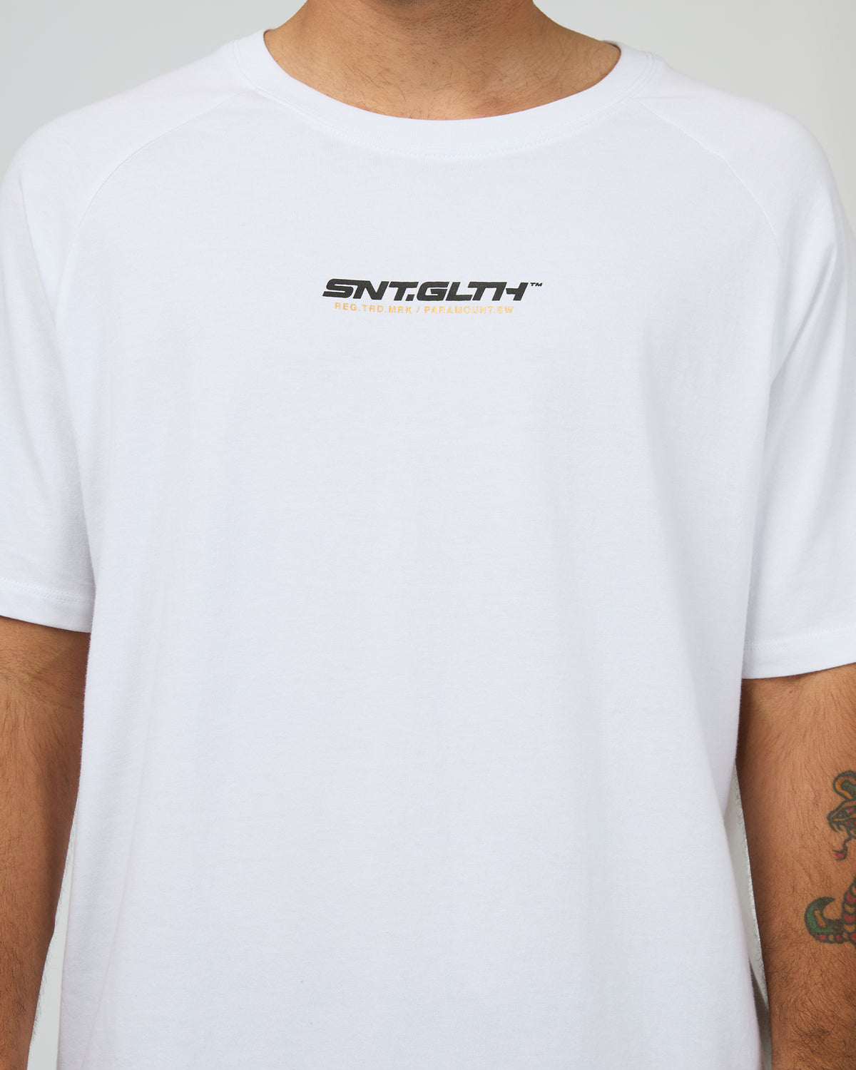 Pace Raglan Tee White