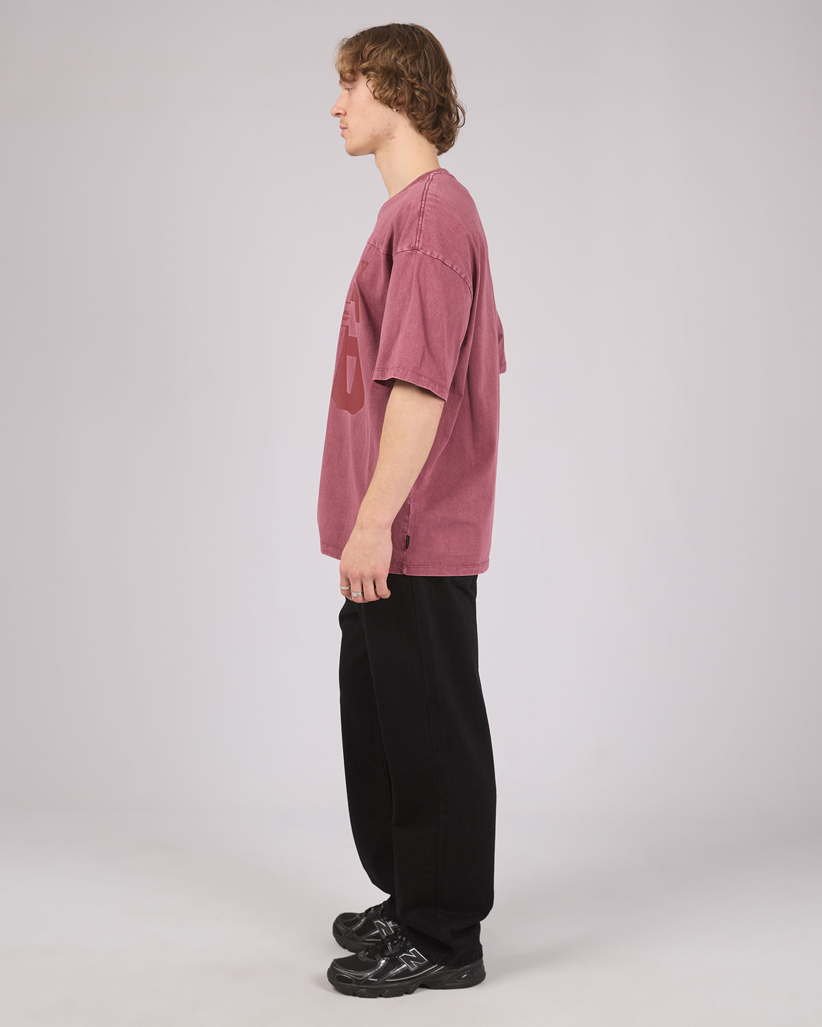 Nth Valley Tee Burgandy