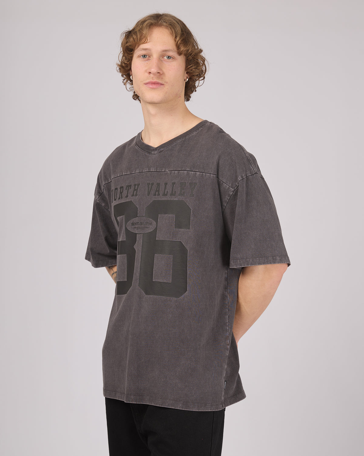 Nth Valley Tee Washed Black