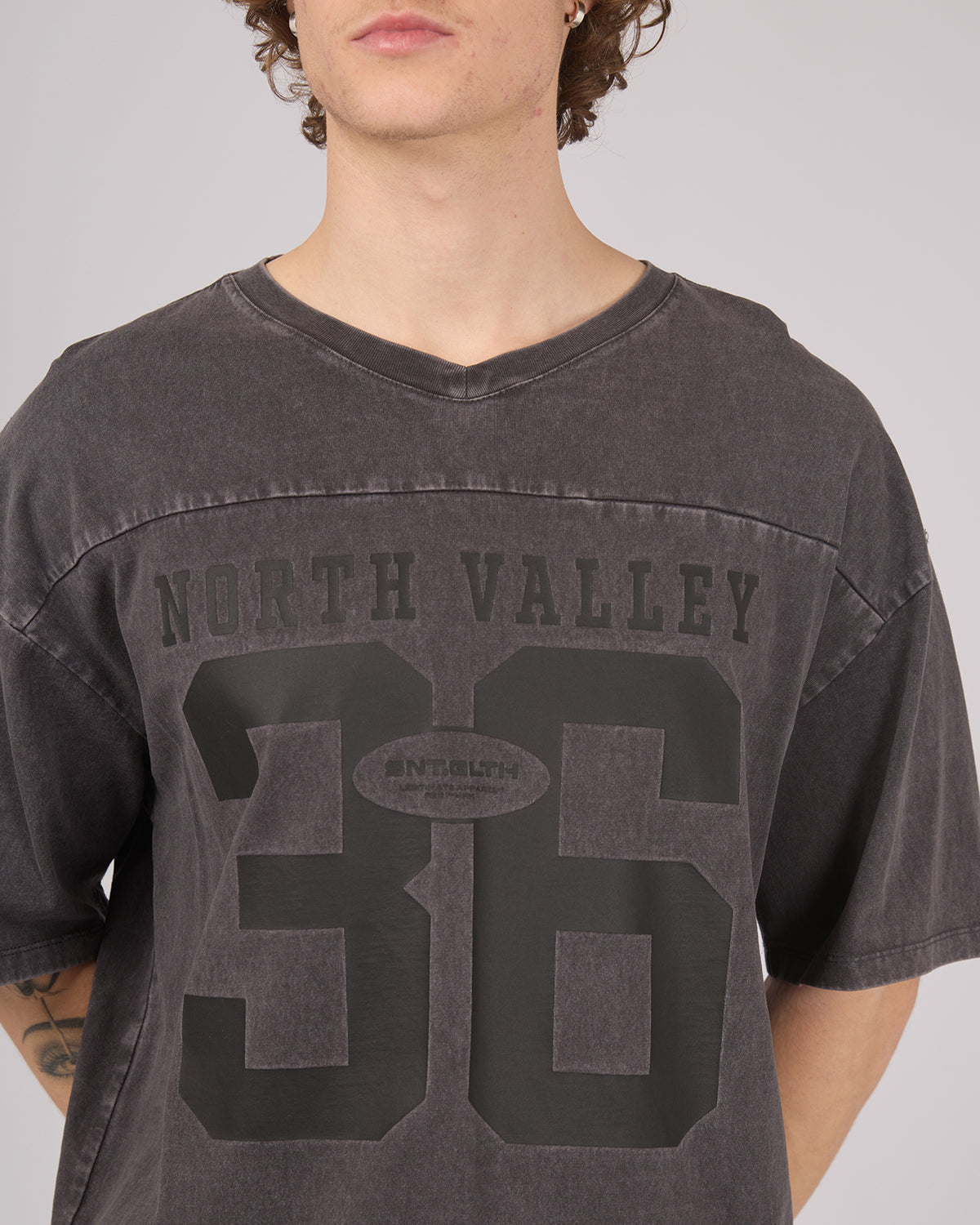 Nth Valley Tee Washed Black