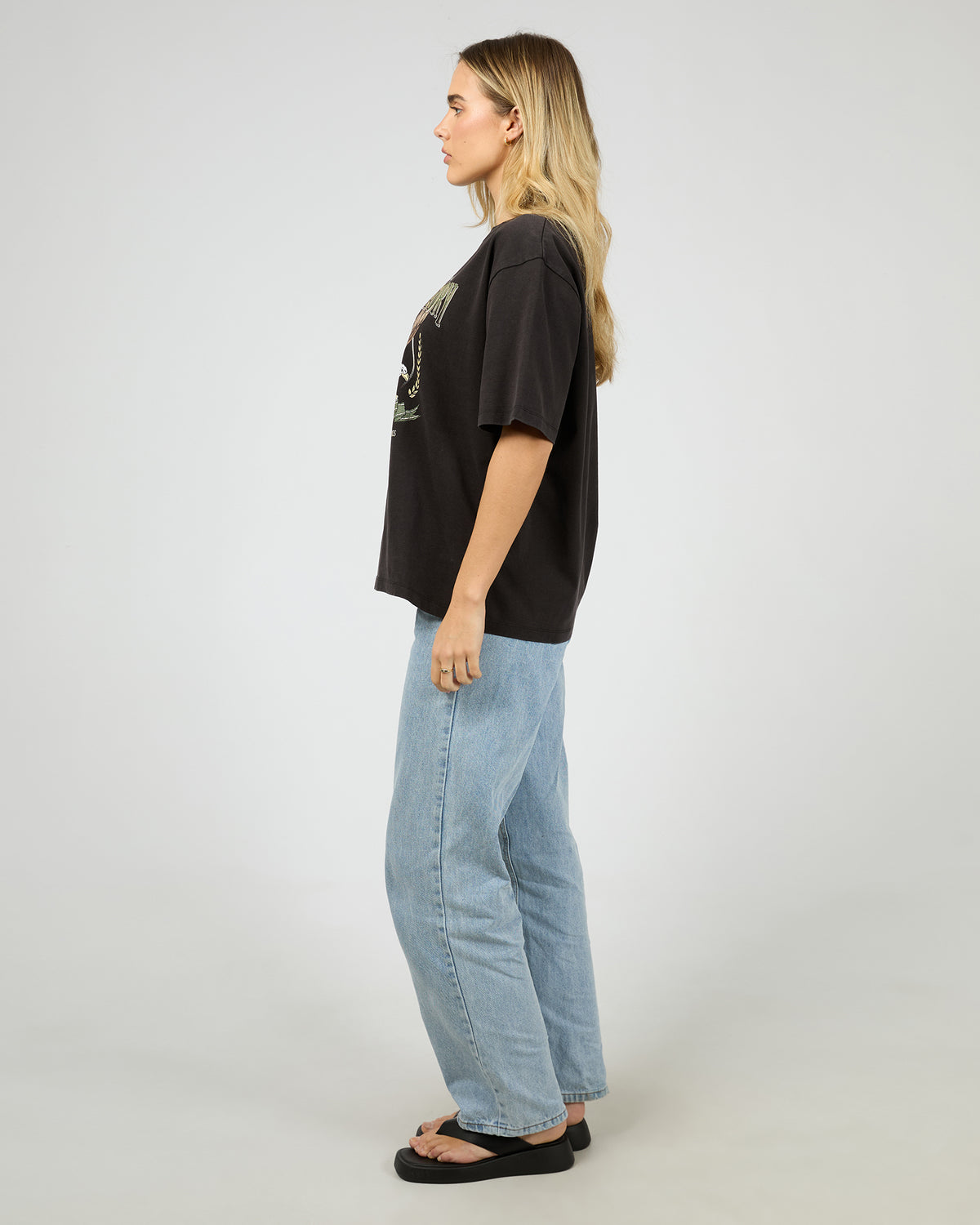 Airborne Tee Washed Black