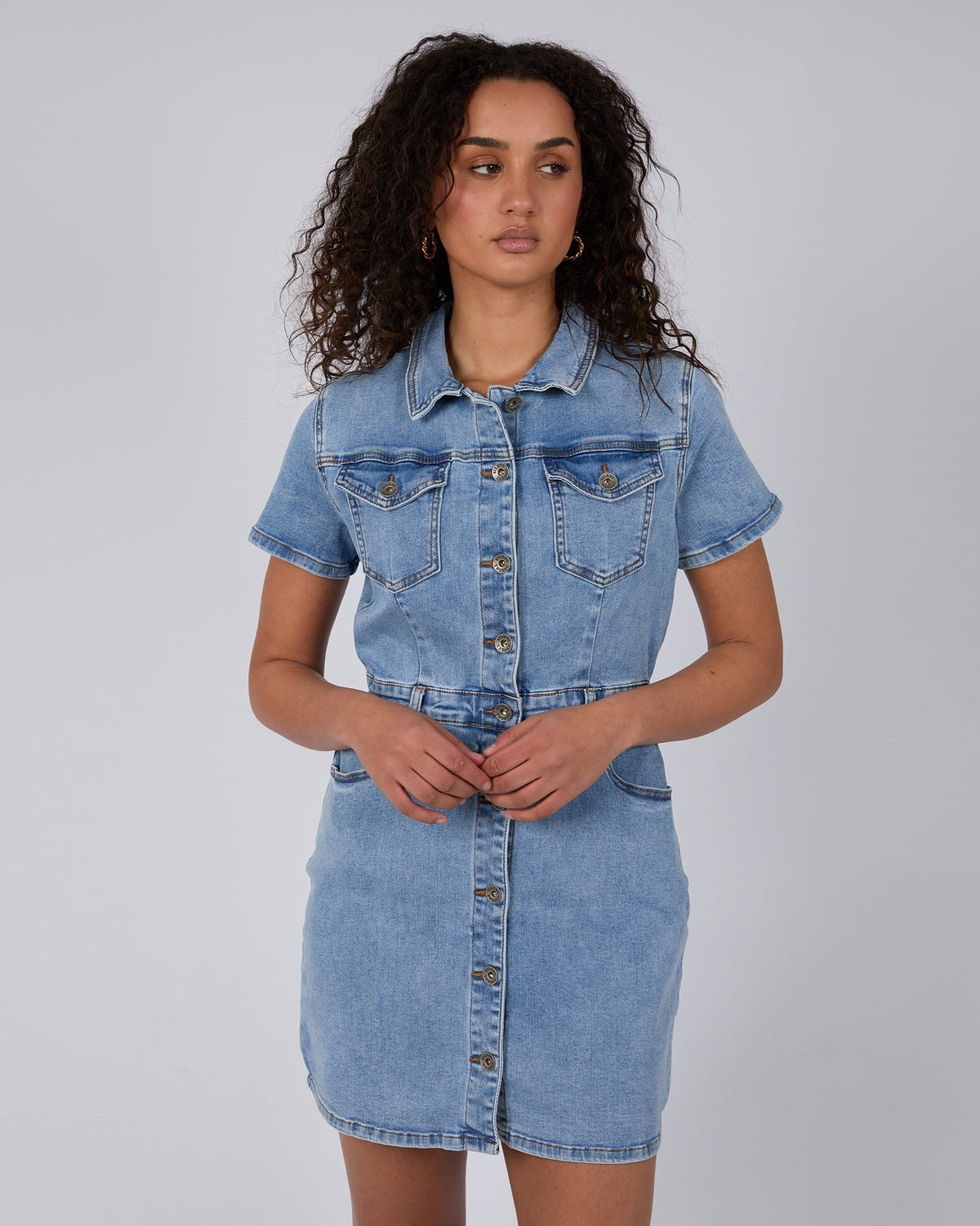 Shay Mini Dress Light Blue