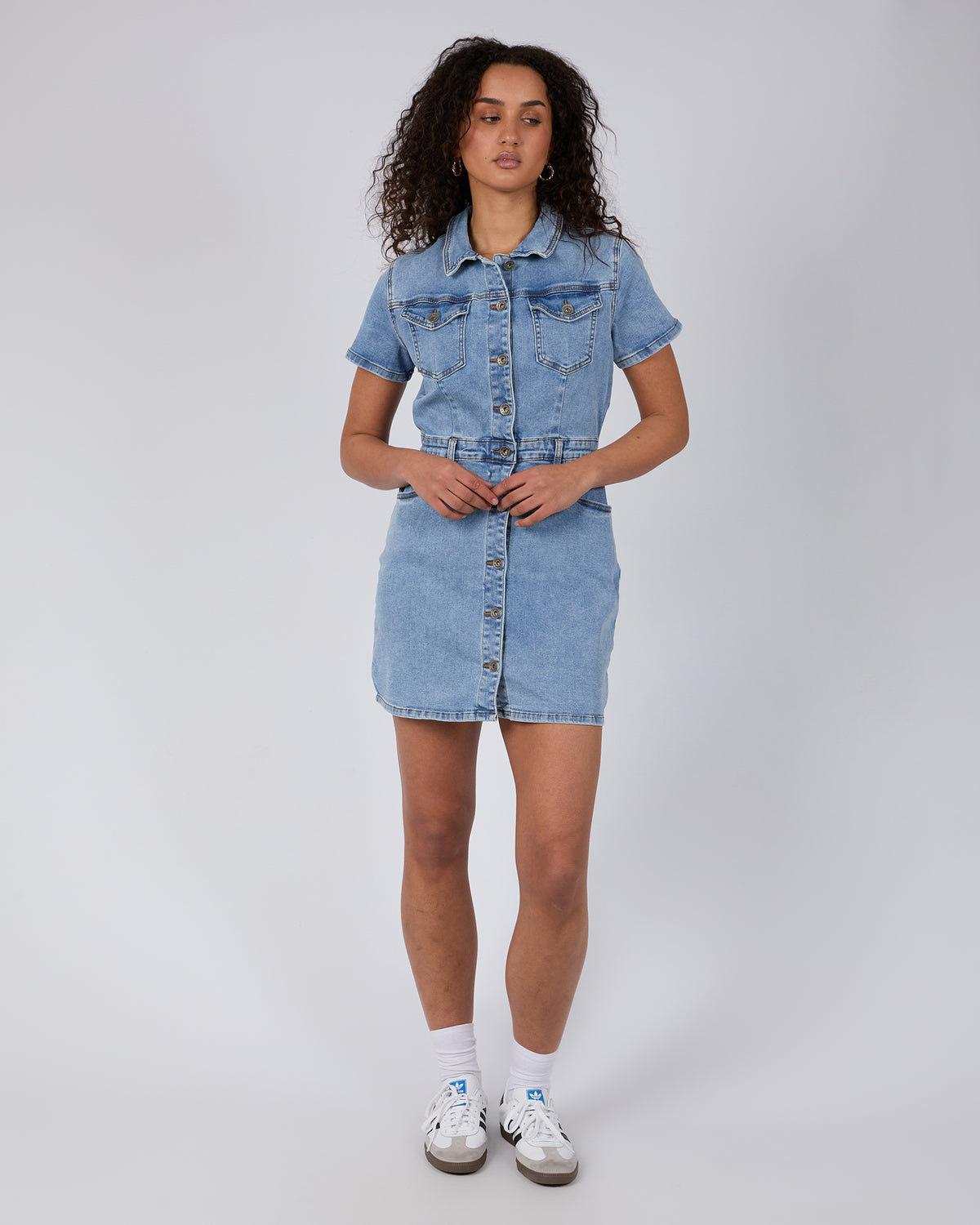 Shay Mini Dress Light Blue
