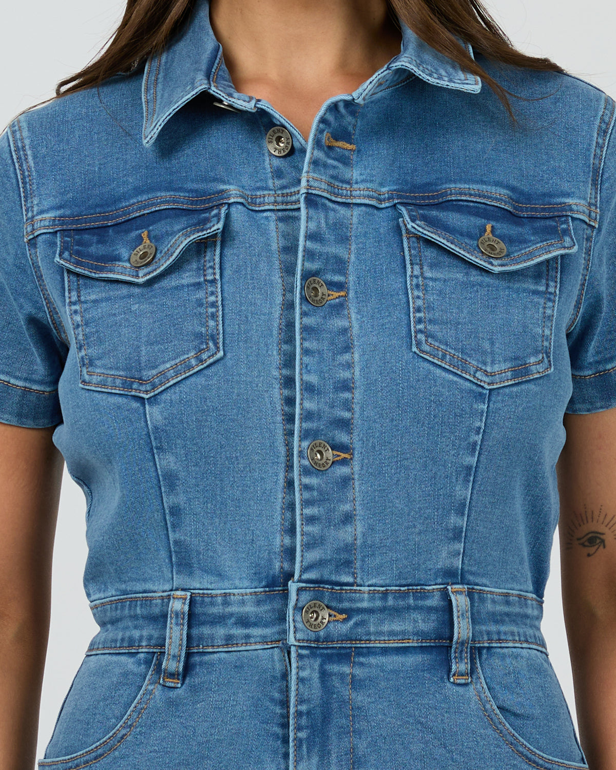 Wilder Playsuit Mid Blue