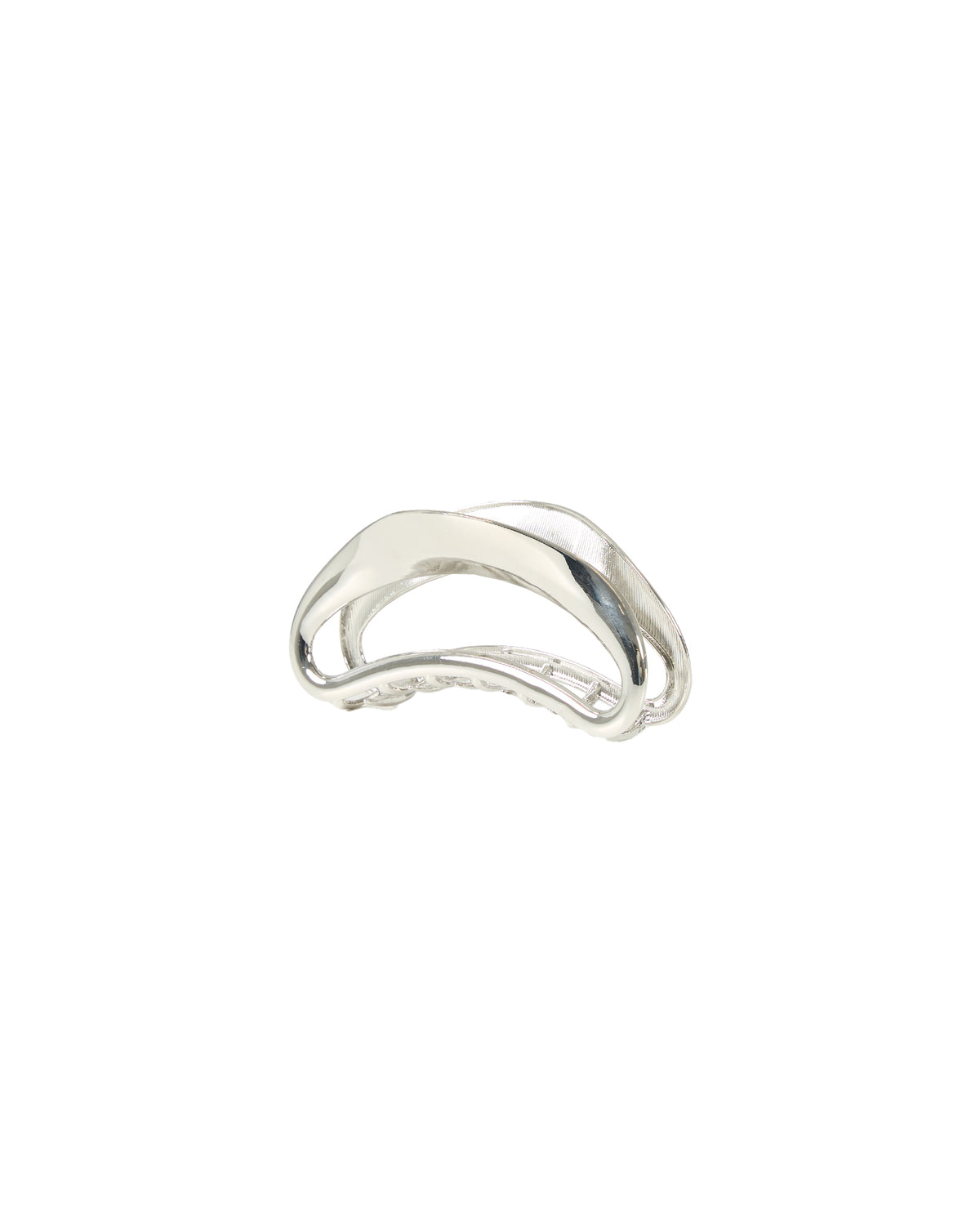Violet Hair Clip Silver