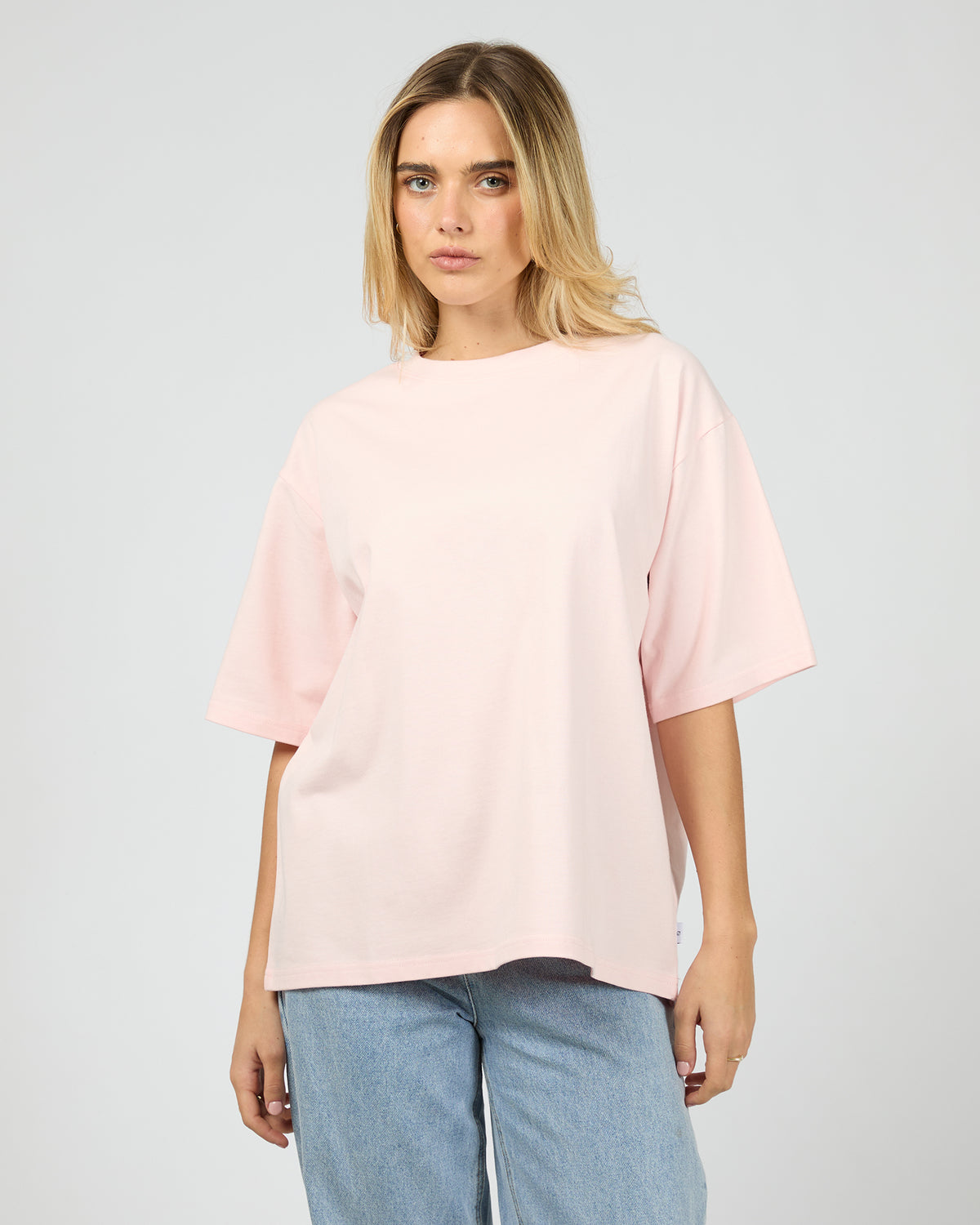 Core Oversized Tee Blush