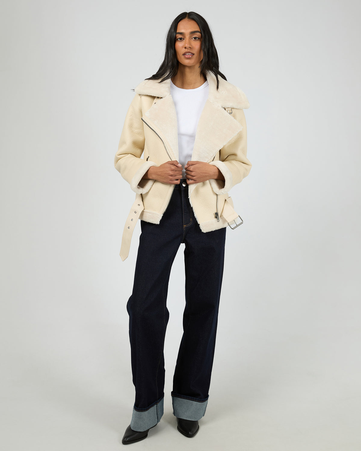 Rory Aviator Jacket Vanilla