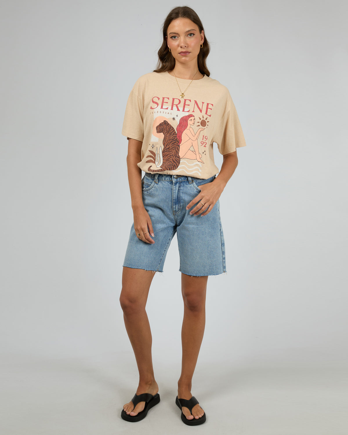 Serene Oversized Tee Oat