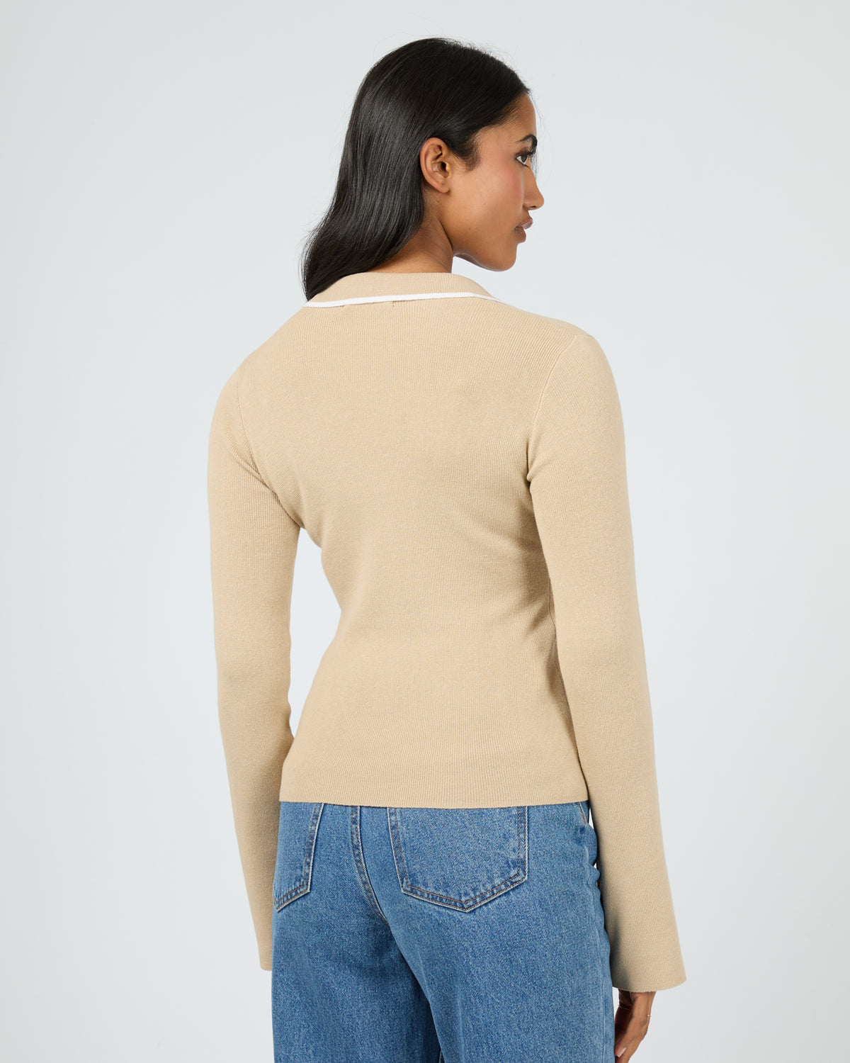 Minnie Knit Top Stone