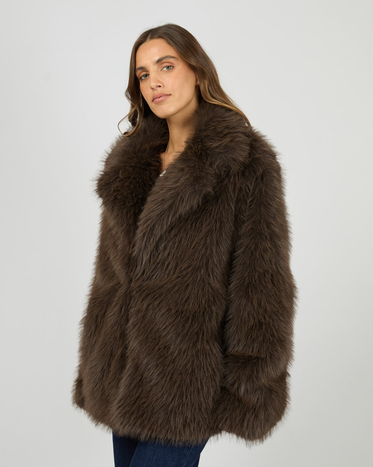 Brandy Fur Coat Chocolate