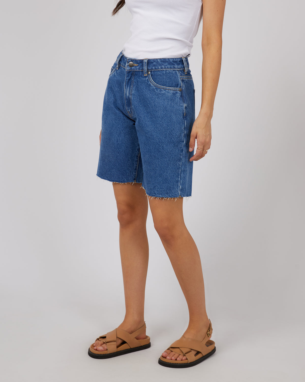 Lexie Denim Jort Heritage Blue