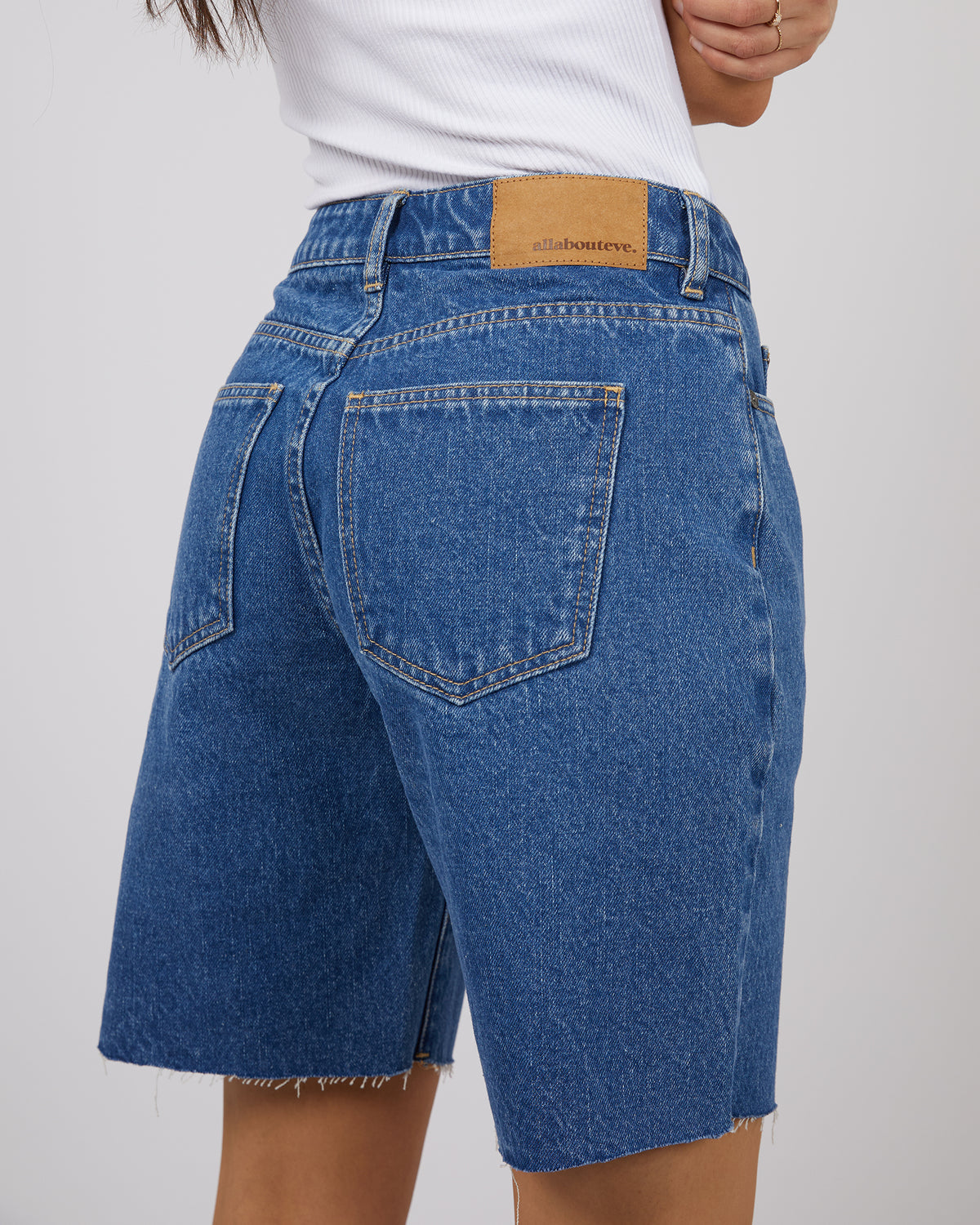 Lexie Denim Jort Heritage Blue