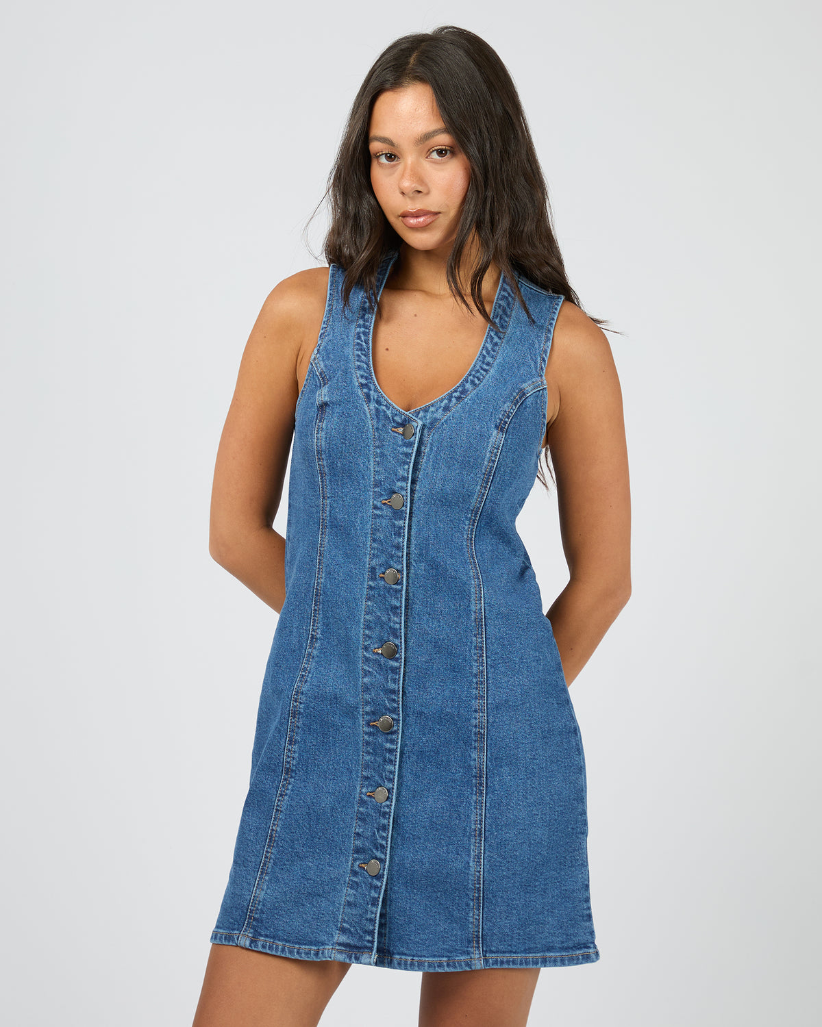 Peta Mini Dress Heritage Blue