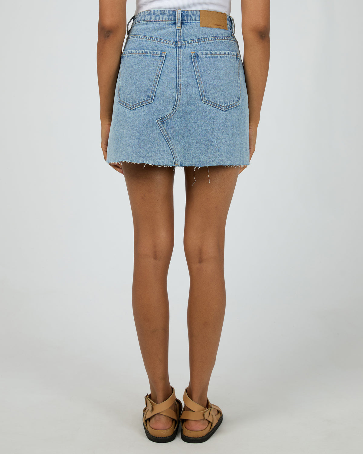 Margot Denim Skirt Light Blue