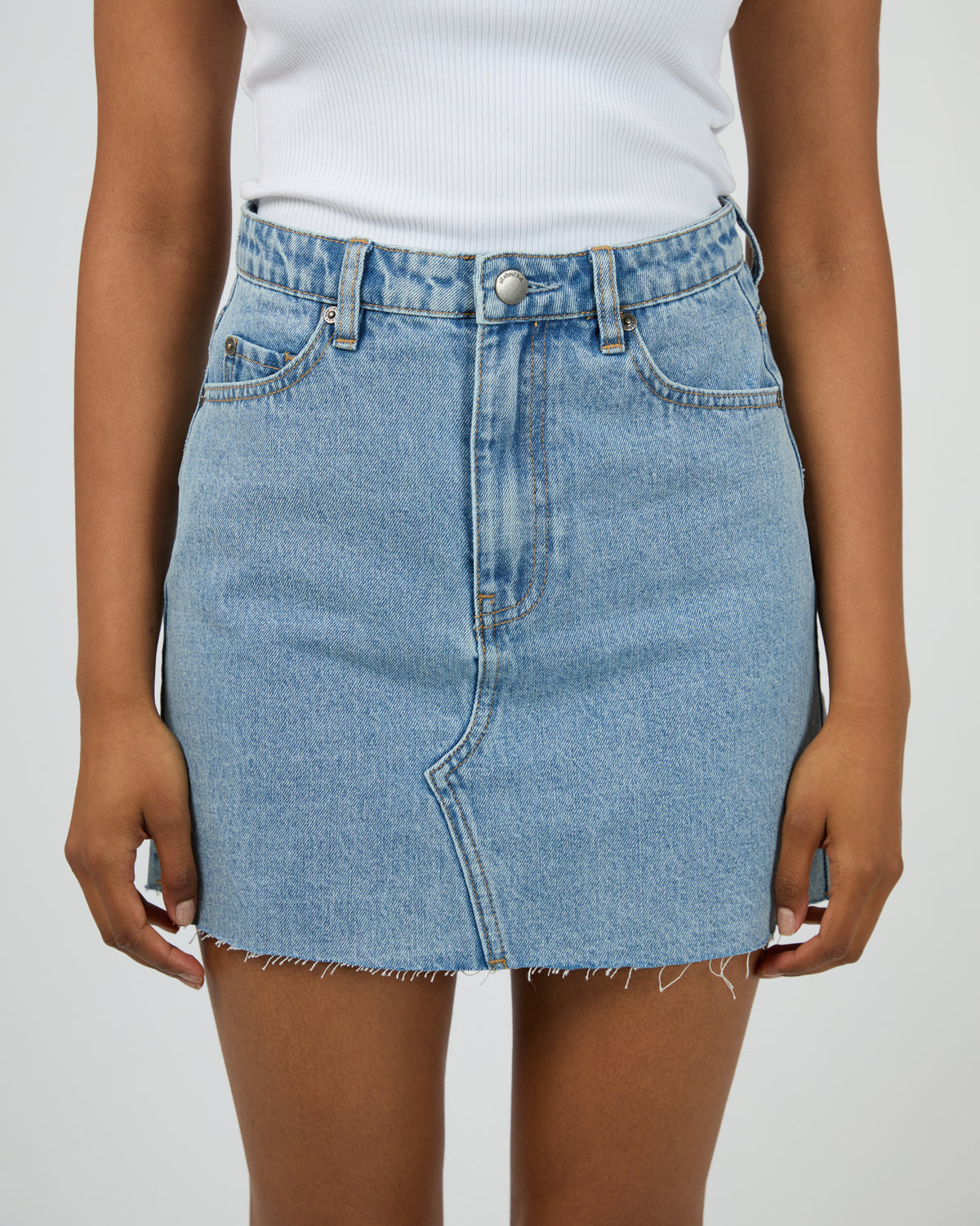 Margot Denim Skirt Light Blue