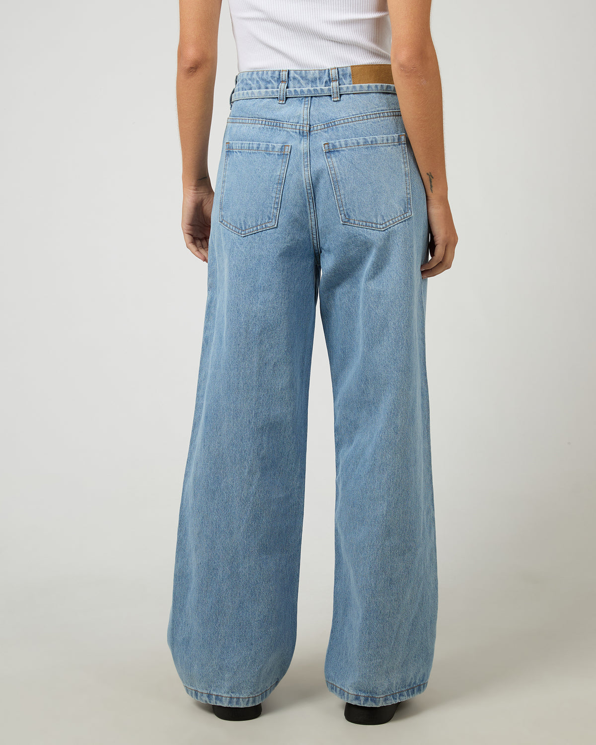 Gia High Rise Baggy Light Blue