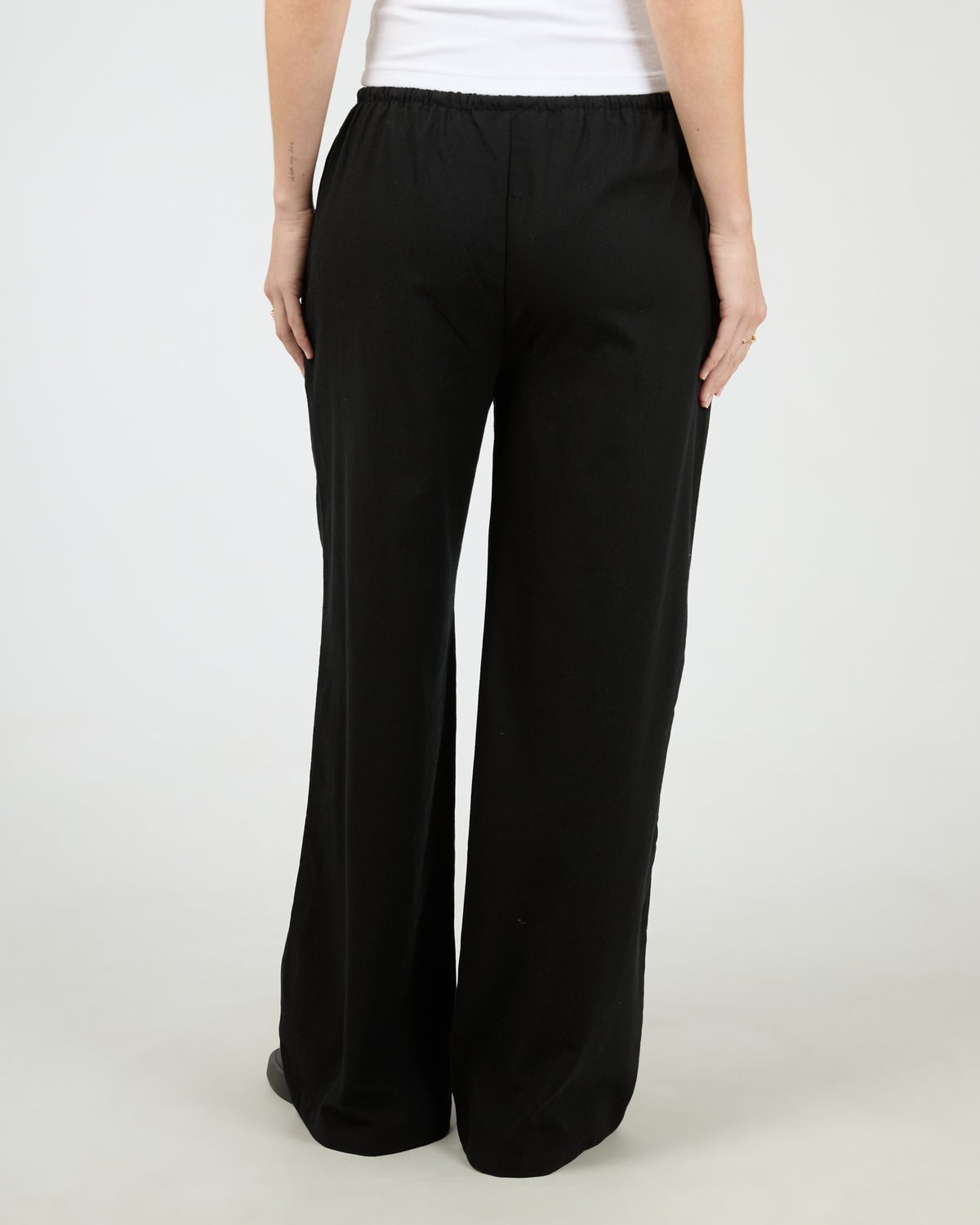 Aae Timeless Drawstring Pant Black