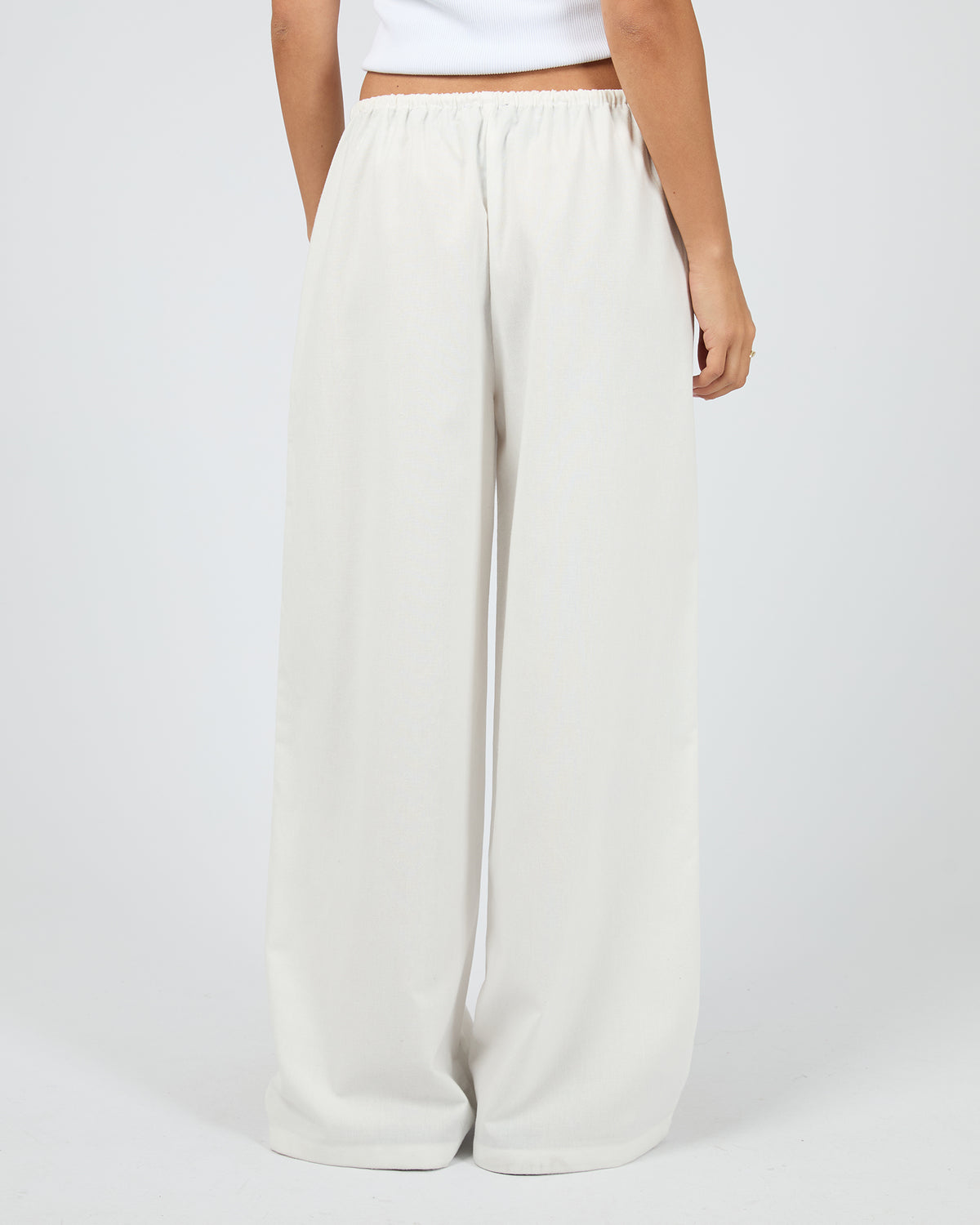 Aae Timeless Drawstring Pant White
