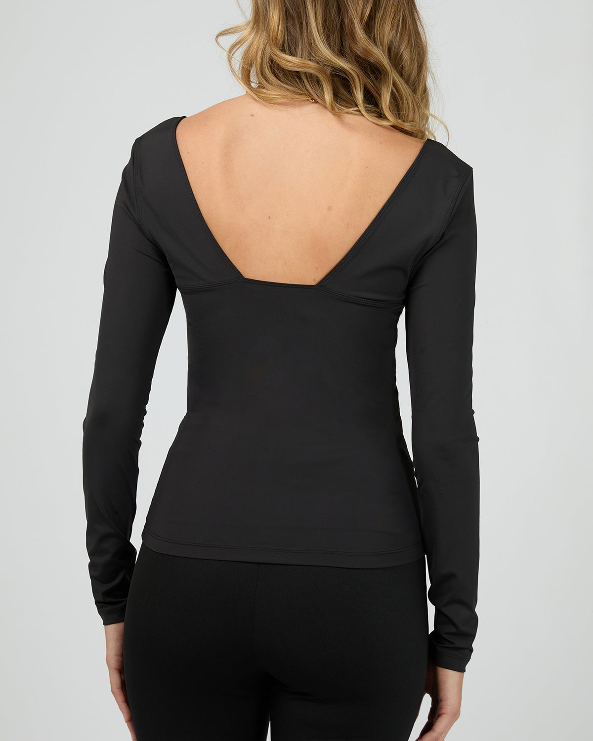Hattie Long Sleeve Top Black