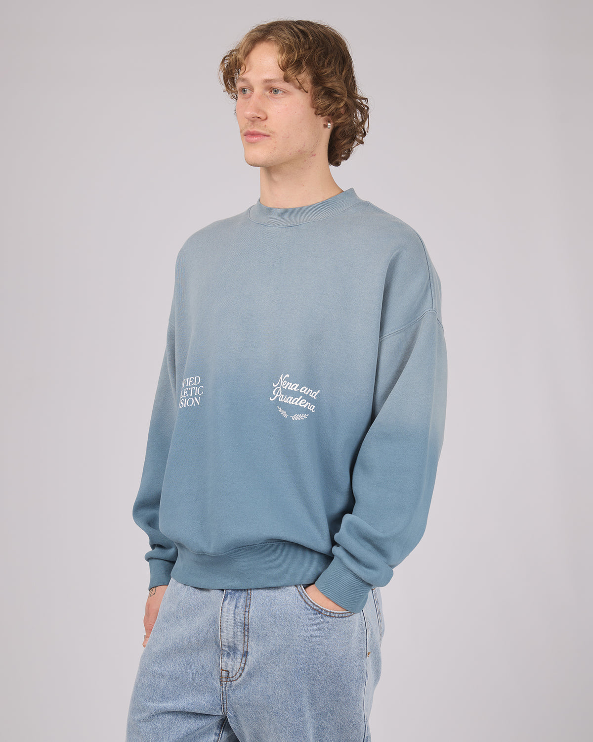 Nivalis Box Fit Sweater Agean Blue