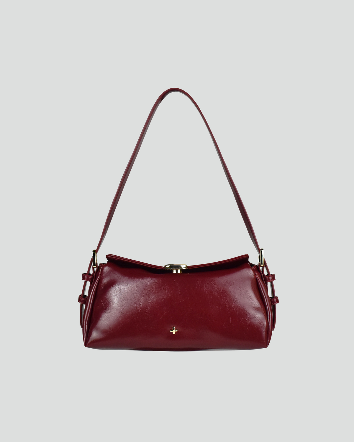 Rachel Shoulder Bag Cherry Crinkle