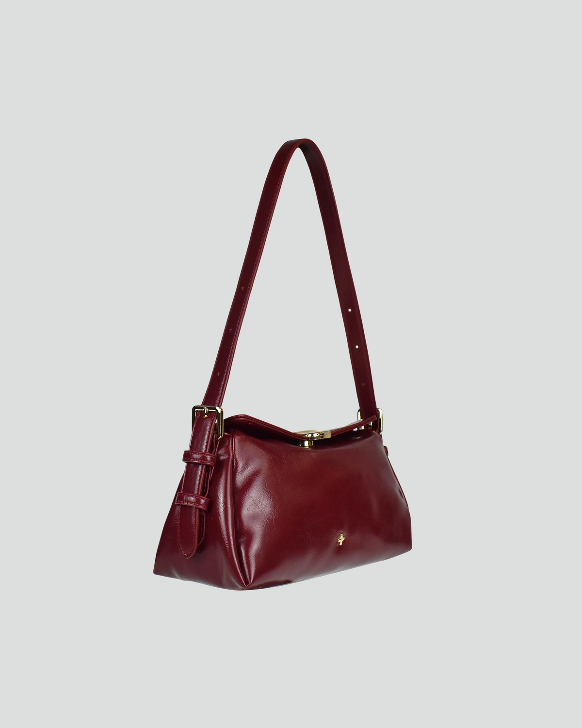 Rachel Shoulder Bag Cherry Crinkle