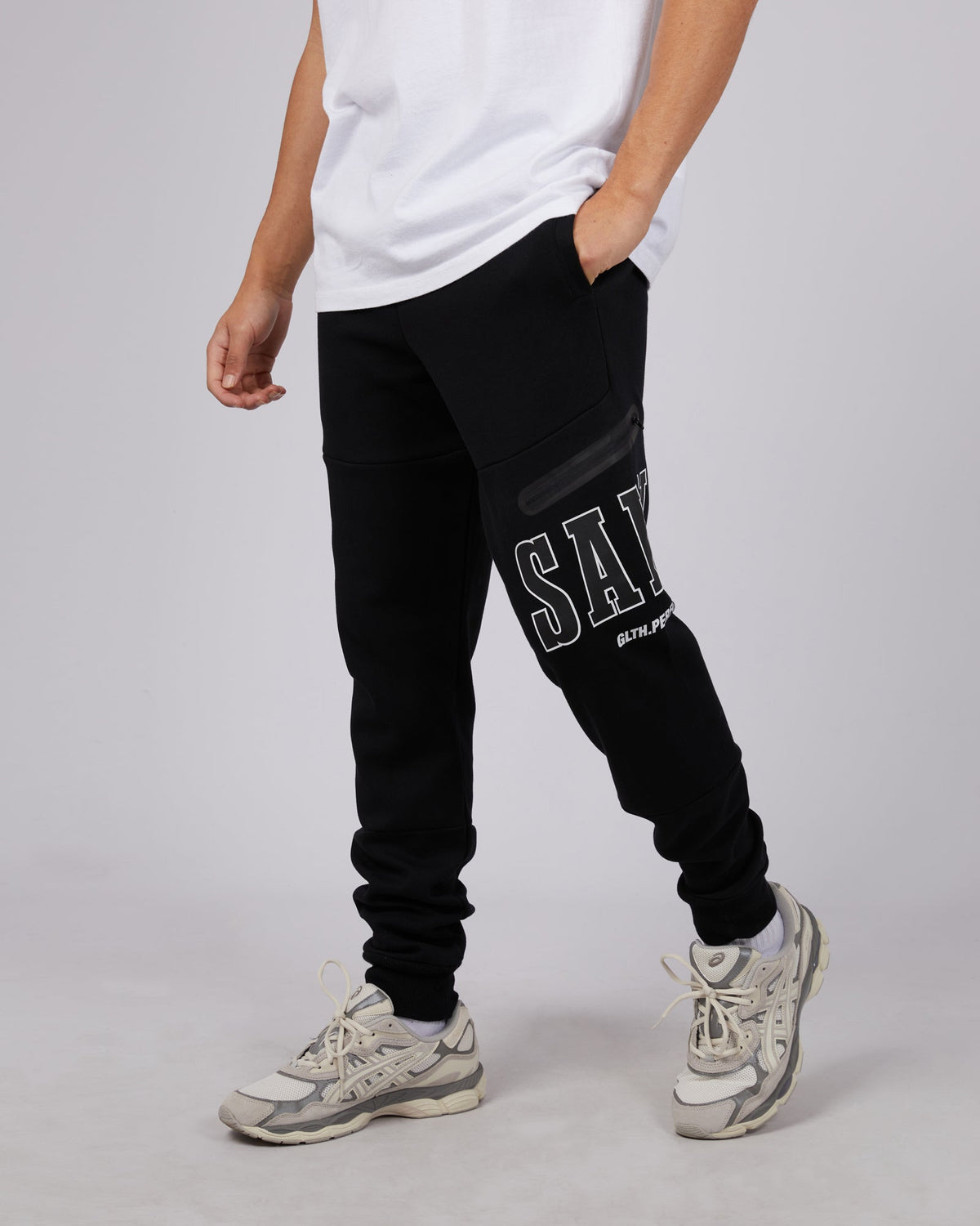 St. Goliath-Baseline Pant Black-Edge Clothing