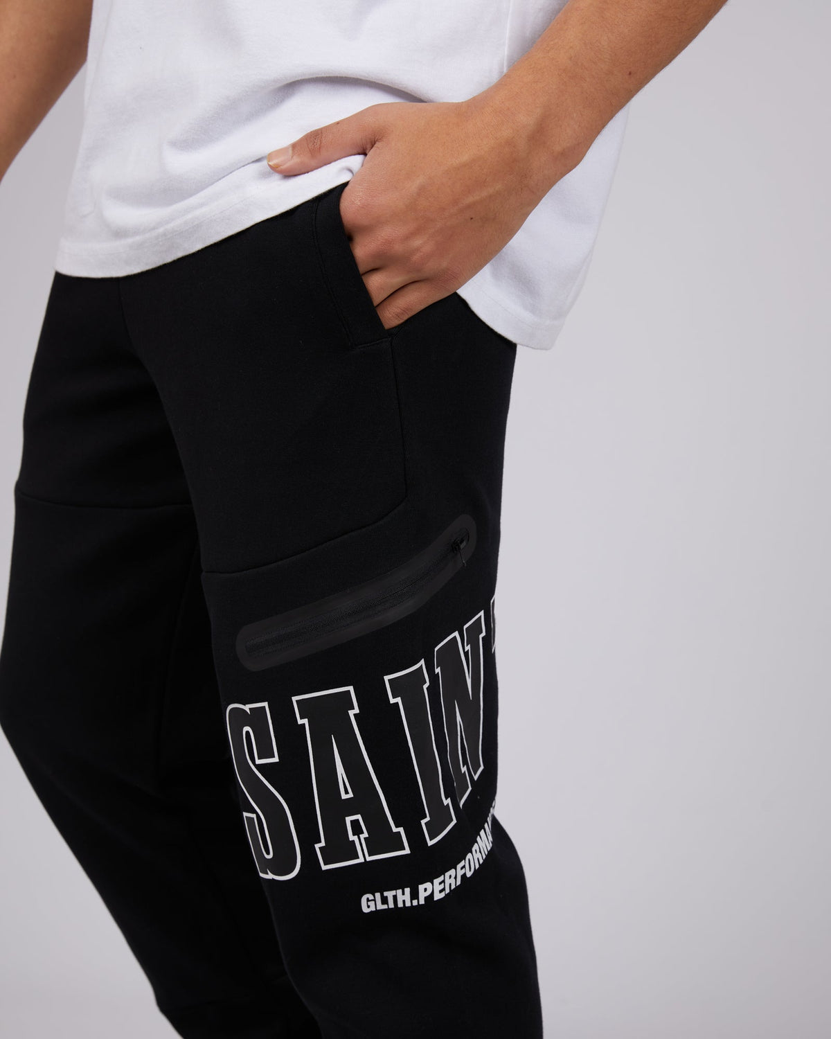 St. Goliath-Baseline Pant Black-Edge Clothing