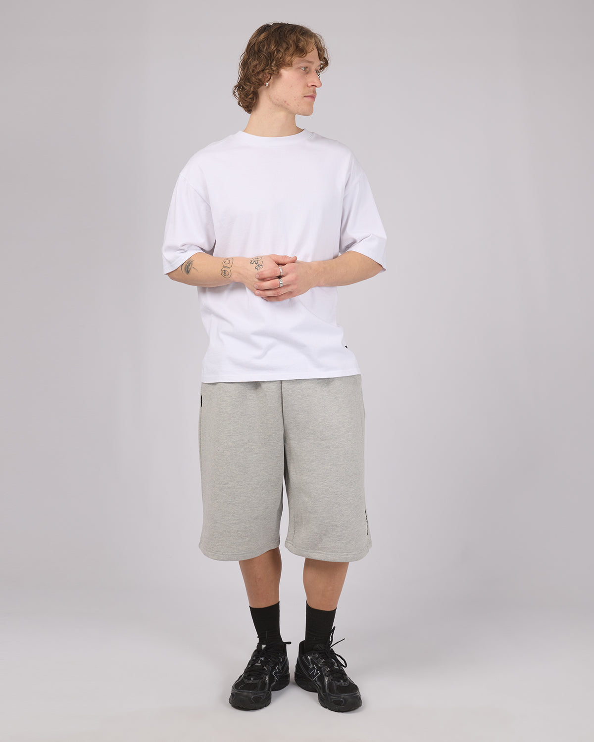 Halo Trackshort Grey Marle